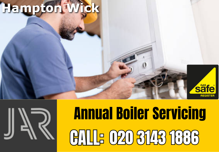 annual boiler servicing Hampton Wick